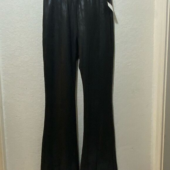 Brand bazar pants split hem size S black P1 - Picture 2 of 9